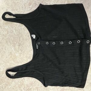 🌸Black Buttoned Women's Crop Top🌸